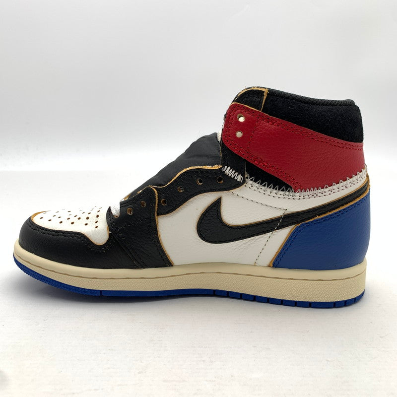 【中古美品】【レディース】 NIKE×UNION×FRAGMENT DESIGN IO7847-002 AIR JORDAN 1 HIGH OG フラグメントデザイン × ユニオン × ナイキ エアジョーダン1 ハイ 166-260628-gm-29-fuz サイズ：23.5cm カラー：ブラック 万代Net店