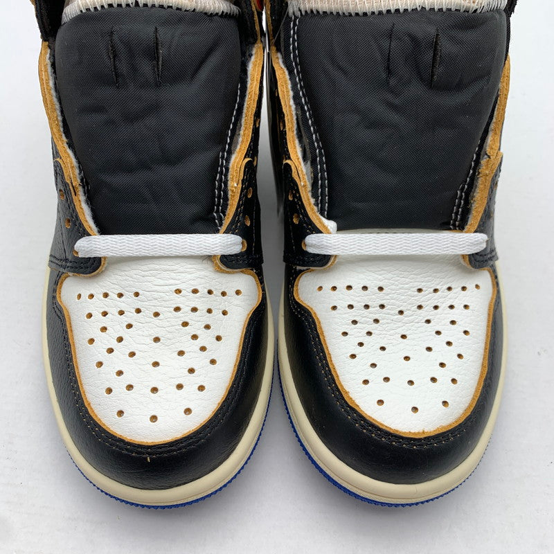 【中古美品】【レディース】 NIKE×UNION×FRAGMENT DESIGN IO7847-002 AIR JORDAN 1 HIGH OG フラグメントデザイン × ユニオン × ナイキ エアジョーダン1 ハイ 166-260628-gm-29-fuz サイズ：23.5cm カラー：ブラック 万代Net店