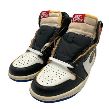 【中古美品】【レディース】 NIKE×UNION×FRAGMENT DESIGN IO7847-002 AIR JORDAN 1 HIGH OG フラグメントデザイン × ユニオン × ナイキ エアジョーダン1 ハイ 166-260628-gm-35-fuz サイズ：23.5cm カラー：ブラック 万代Net店