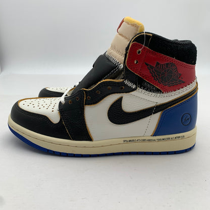 【中古美品】【レディース】 NIKE×UNION×FRAGMENT DESIGN IO7847-002 AIR JORDAN 1 HIGH OG フラグメントデザイン × ユニオン × ナイキ エアジョーダン1 ハイ 166-260628-gm-35-fuz サイズ：23.5cm カラー：ブラック 万代Net店
