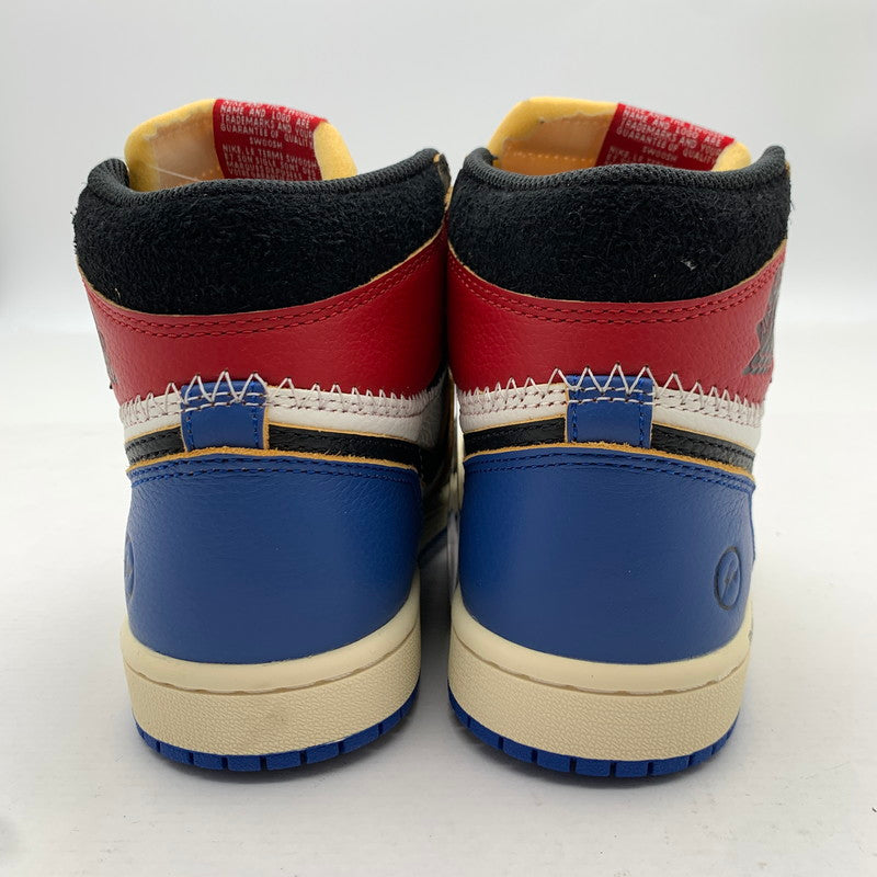 【中古美品】【レディース】 NIKE×UNION×FRAGMENT DESIGN IO7847-002 AIR JORDAN 1 HIGH OG フラグメントデザイン × ユニオン × ナイキ エアジョーダン1 ハイ 166-260628-gm-35-fuz サイズ：23.5cm カラー：ブラック 万代Net店