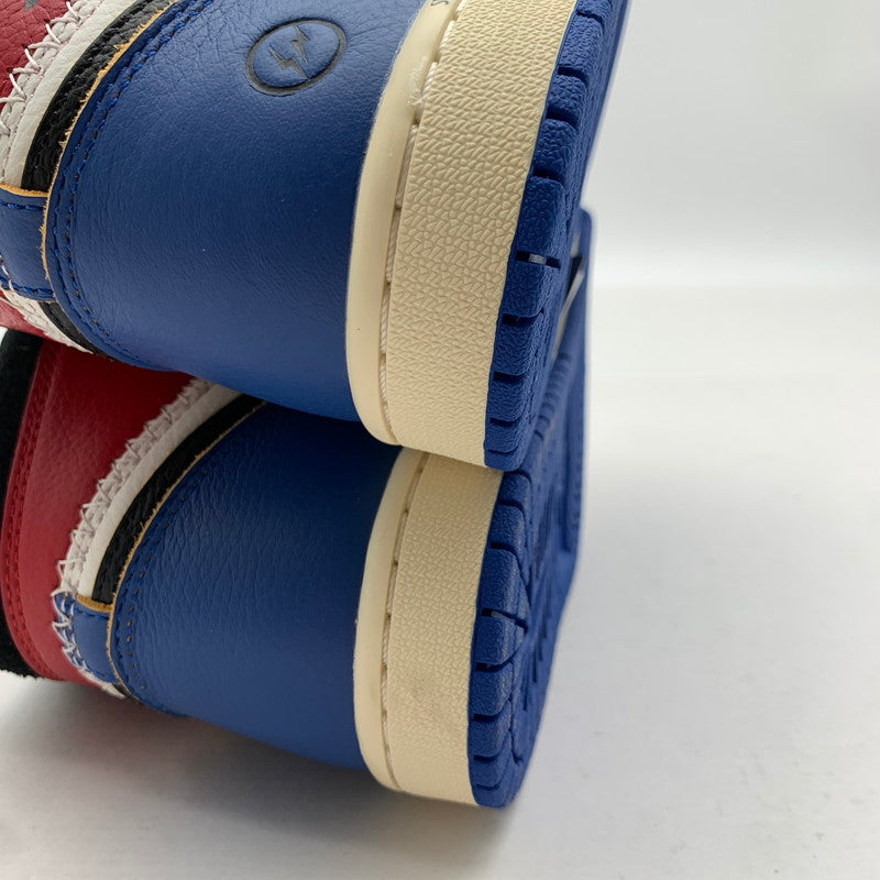 【中古美品】【レディース】 NIKE×UNION×FRAGMENT DESIGN IO7847-002 AIR JORDAN 1 HIGH OG フラグメントデザイン × ユニオン × ナイキ エアジョーダン1 ハイ 166-260628-gm-35-fuz サイズ：23.5cm カラー：ブラック 万代Net店