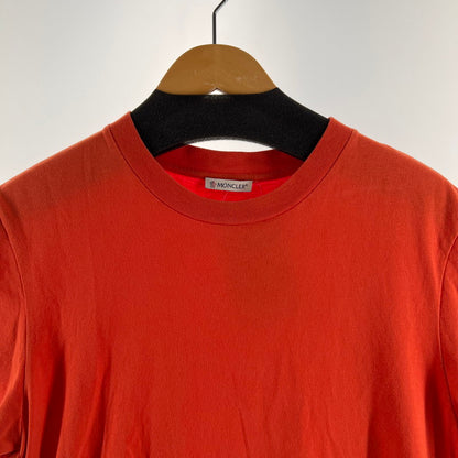 【中古品】【メンズ】 MONCLER モンクレール F10918C72010 SS TEE 半袖 Tシャツ トップス 古着 141-260603-mh-01-fuz サイズ：M カラー：オレンジ 万代Net店