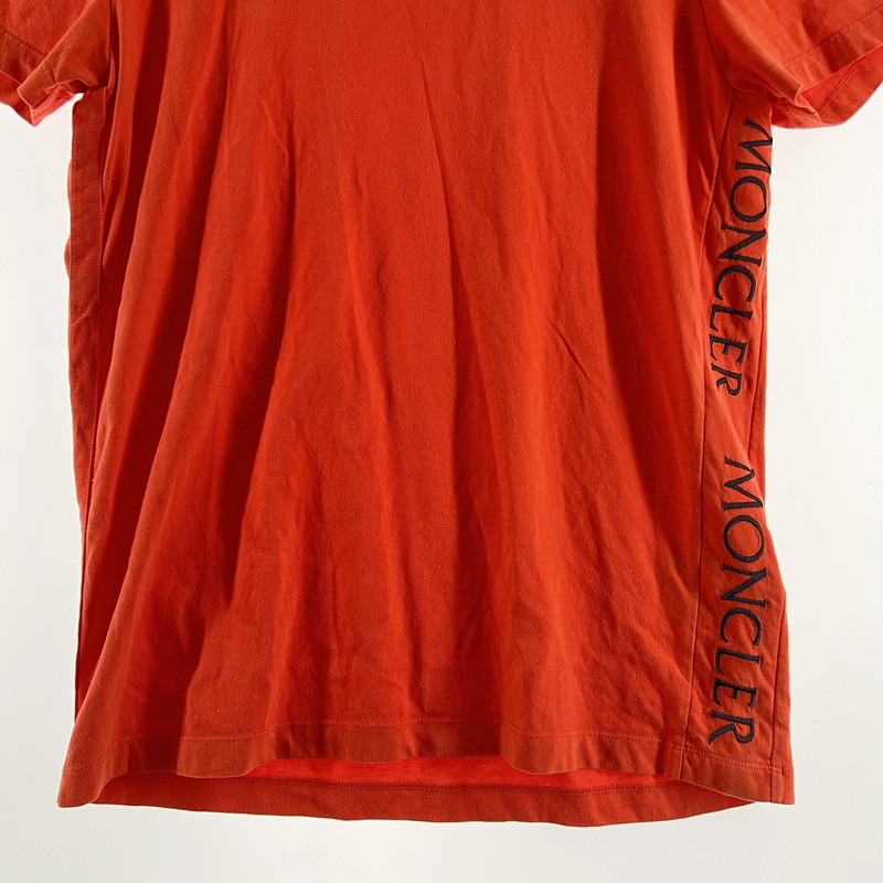 【中古品】【メンズ】 MONCLER モンクレール F10918C72010 SS TEE 半袖 Tシャツ トップス 古着 141-260603-mh-01-fuz サイズ：M カラー：オレンジ 万代Net店