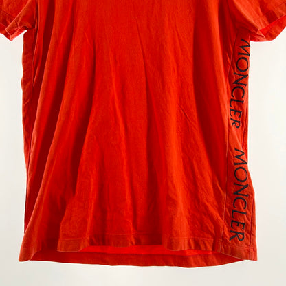 【中古品】【メンズ】 MONCLER モンクレール F10918C72010 SS TEE 半袖 Tシャツ トップス 古着 141-260603-mh-01-fuz サイズ：M カラー：オレンジ 万代Net店