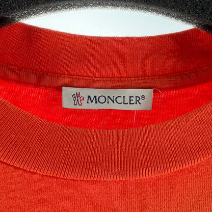 【中古品】【メンズ】 MONCLER モンクレール F10918C72010 SS TEE 半袖 Tシャツ トップス 古着 141-260603-mh-01-fuz サイズ：M カラー：オレンジ 万代Net店