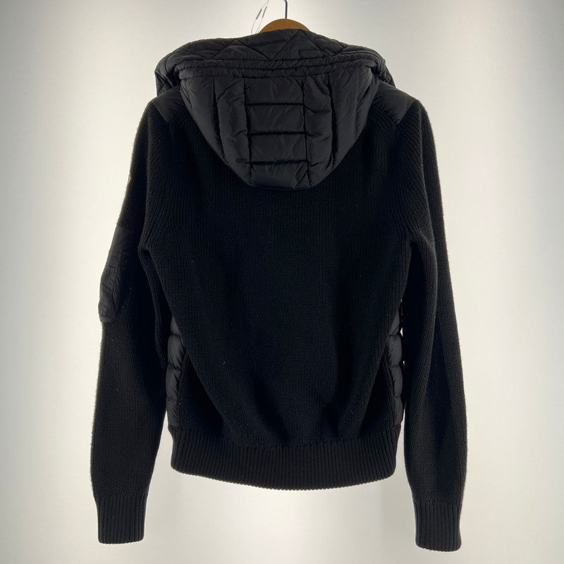 【中古品】【メンズ】 MONCLER モンクレール D20919402800-94789 MAGLIONE TRICOT CARDIGAN ダウン ジャケット ニット アウター コート 古着 141-260603-mh-09-fuz サイズ：S カラー：ブラック 万代Net店