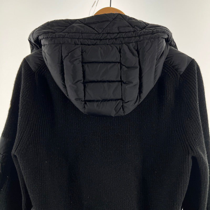 【中古品】【メンズ】 MONCLER モンクレール D20919402800-94789 MAGLIONE TRICOT CARDIGAN ダウン ジャケット ニット アウター コート 古着 141-260603-mh-09-fuz サイズ：S カラー：ブラック 万代Net店