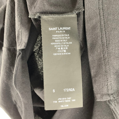 【中古品】【メンズ】 SAINT LAUREN PARIS サンローラン 464572 SS TEE 半袖 Tシャツ トップス 古着 141-260607-mh-30-fuz サイズ：S カラー：ブラック 万代Net店