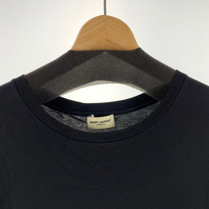 【中古品】【メンズ】 SAINT LAUREN PARIS サンローラン 464572 SS TEE 半袖 Tシャツ トップス 古着 141-260607-mh-30-fuz サイズ：S カラー：ブラック 万代Net店