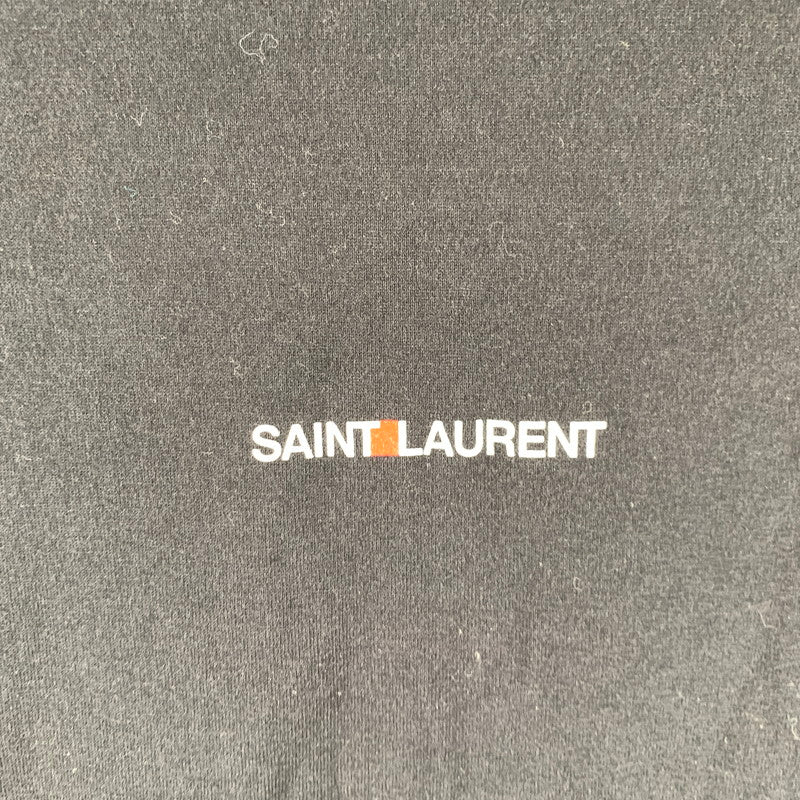 【中古品】【メンズ】 SAINT LAUREN PARIS サンローラン 464572 SS TEE 半袖 Tシャツ トップス 古着 141-260607-mh-30-fuz サイズ：S カラー：ブラック 万代Net店