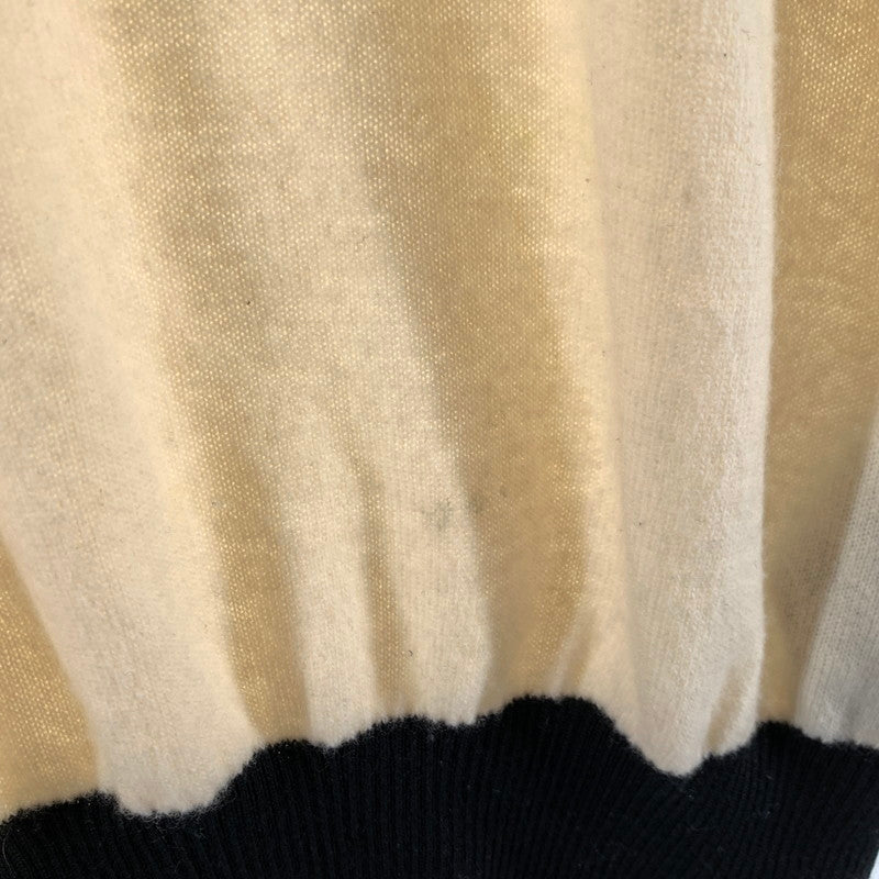 【中古品】【メンズ】 BALMAIN バルマン LOGO KNIT ロゴ ニット セーター トップス 長袖 古着 141-260607-mh-28-fuz サイズ：XS カラー：ホワイト レッド 万代Net店