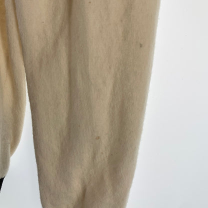 【中古品】【メンズ】 BALMAIN バルマン LOGO KNIT ロゴ ニット セーター トップス 長袖 古着 141-260607-mh-28-fuz サイズ：XS カラー：ホワイト レッド 万代Net店