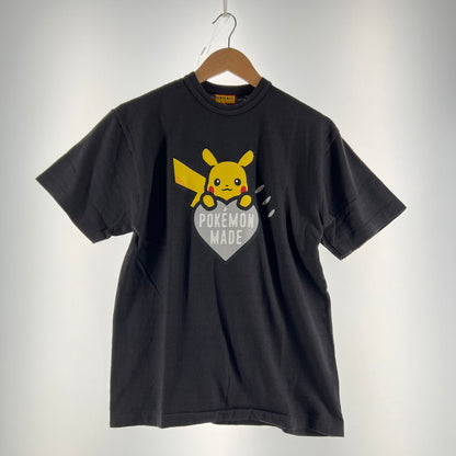 【中古品】【メンズ】 HUMAN MADE × POKEMON ヒューマンメイド ポケモン コラボ XX30TE003 SS TEE 半袖 Tシャツ トップス 古着 142-260603-mh-03-fuz サイズ：M カラー：ブラック 万代Net店