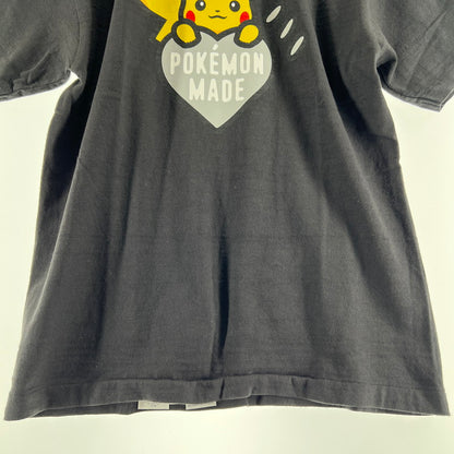 【中古品】【メンズ】 HUMAN MADE × POKEMON ヒューマンメイド ポケモン コラボ XX30TE003 SS TEE 半袖 Tシャツ トップス 古着 142-260603-mh-03-fuz サイズ：M カラー：ブラック 万代Net店