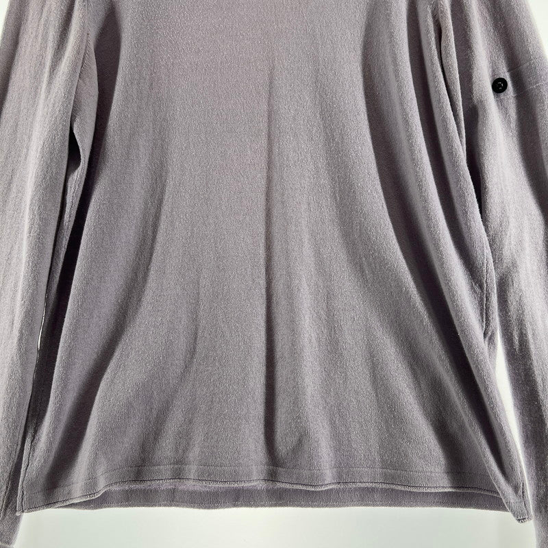【中古品】【メンズ】 STONE ISLAND ストーンアイランド 6815569B9 CREW NECK KNIT クルーネック ニット 長袖 Tシャツ トップス 古着 141-260603-mh-07-fuz サイズ：S カラー：パープル 万代Net店