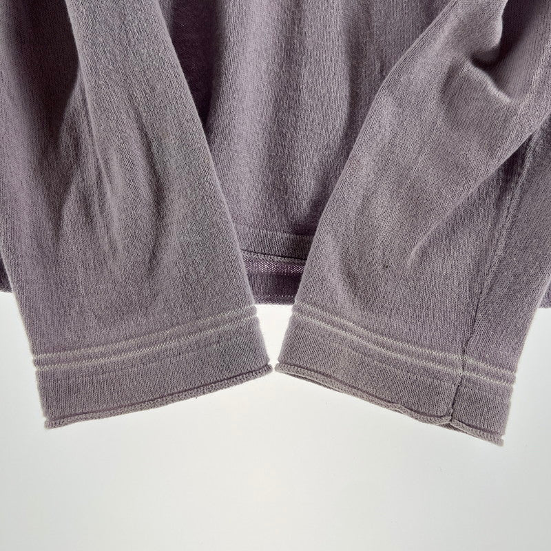 【中古品】【メンズ】 STONE ISLAND ストーンアイランド 6815569B9 CREW NECK KNIT クルーネック ニット 長袖 Tシャツ トップス 古着 141-260603-mh-07-fuz サイズ：S カラー：パープル 万代Net店