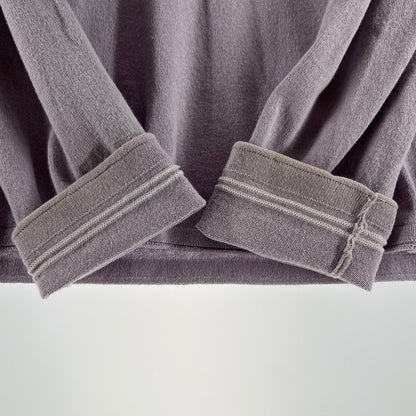 【中古品】【メンズ】 STONE ISLAND ストーンアイランド 6815569B9 CREW NECK KNIT クルーネック ニット 長袖 Tシャツ トップス 古着 141-260603-mh-07-fuz サイズ：S カラー：パープル 万代Net店