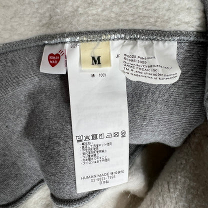 【中古品】【メンズ】 HUMAN MADE × POKEMON ヒューマンメイド ポケモン コラボ XX30CS006 HEAVY WEIGHT HOODIE ヘビーウェイト フーディ パーカー トップス 古着 141-260603-mh-04-fuz サイズ：M カラー：グレー 万代Net店
