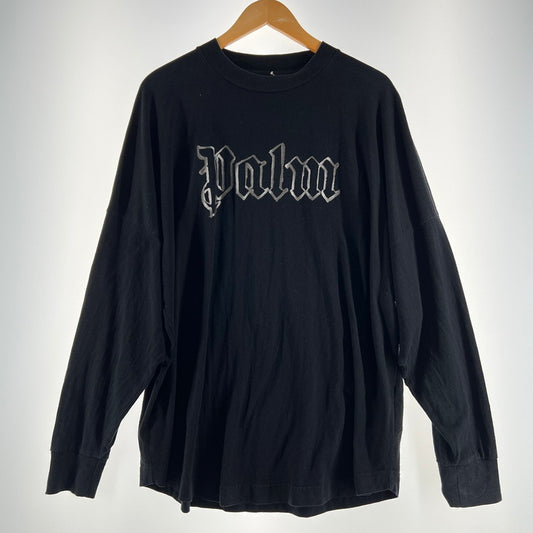 【中古品】【メンズ】 PALM ANGELS パームエンジェルス PMAB001E20JER003 LS TEE 長袖 Tシャツ トップス 古着 141-260603-mh-08-fuz サイズ：L カラー：ブラック 万代Net店