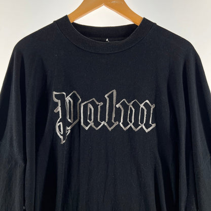 【中古品】【メンズ】 PALM ANGELS パームエンジェルス PMAB001E20JER003 LS TEE 長袖 Tシャツ トップス 古着 141-260603-mh-08-fuz サイズ：L カラー：ブラック 万代Net店