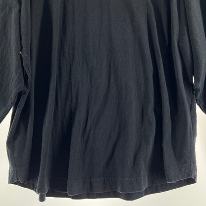 【中古品】【メンズ】 PALM ANGELS パームエンジェルス PMAB001E20JER003 LS TEE 長袖 Tシャツ トップス 古着 141-260603-mh-08-fuz サイズ：L カラー：ブラック 万代Net店