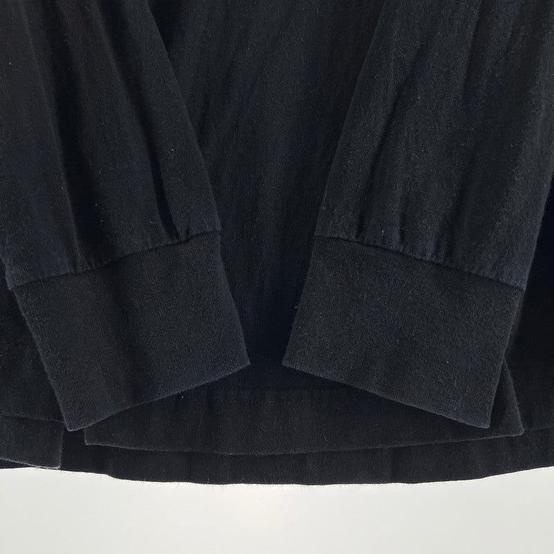 【中古品】【メンズ】 PALM ANGELS パームエンジェルス PMAB001E20JER003 LS TEE 長袖 Tシャツ トップス 古着 141-260603-mh-08-fuz サイズ：L カラー：ブラック 万代Net店