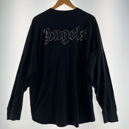 【中古品】【メンズ】 PALM ANGELS パームエンジェルス PMAB001E20JER003 LS TEE 長袖 Tシャツ トップス 古着 141-260603-mh-08-fuz サイズ：L カラー：ブラック 万代Net店