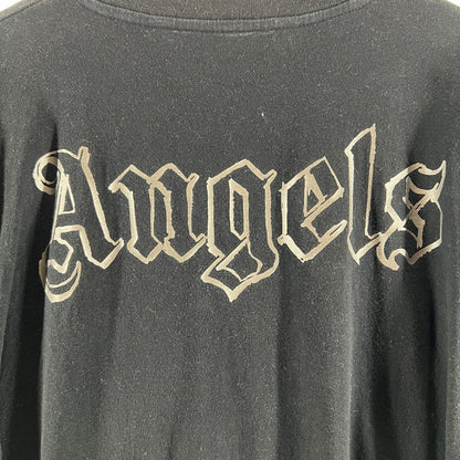 【中古品】【メンズ】 PALM ANGELS パームエンジェルス PMAB001E20JER003 LS TEE 長袖 Tシャツ トップス 古着 141-260603-mh-08-fuz サイズ：L カラー：ブラック 万代Net店