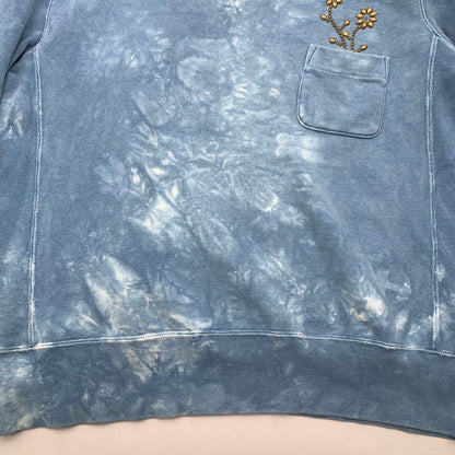 【中古品】【メンズ】 REMI RELIEF SWEATSHIRT レミリリーフ スウェット ブランド 古着 140-260606-gm-27-fuz サイズ：S カラー：ブルー タイダイ 万代Net店