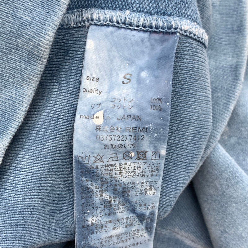 【中古品】【メンズ】 REMI RELIEF SWEATSHIRT レミリリーフ スウェット ブランド 古着 140-260606-gm-27-fuz サイズ：S カラー：ブルー タイダイ 万代Net店