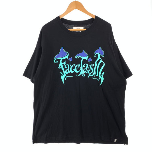 【中古品】【メンズ】 FACETASM SR0-TEE-U03 MUSHROOM TEE ファセッタズム 半袖Tシャツ オーバーサイズ ブランド 古着 140-260606-gm-26-fuz サイズ：05 カラー：ブラック 万代Net店