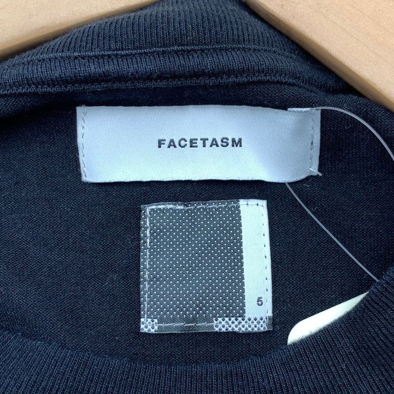 【中古品】【メンズ】 FACETASM SR0-TEE-U03 MUSHROOM TEE ファセッタズム 半袖Tシャツ オーバーサイズ ブランド 古着 140-260606-gm-26-fuz サイズ：05 カラー：ブラック 万代Net店