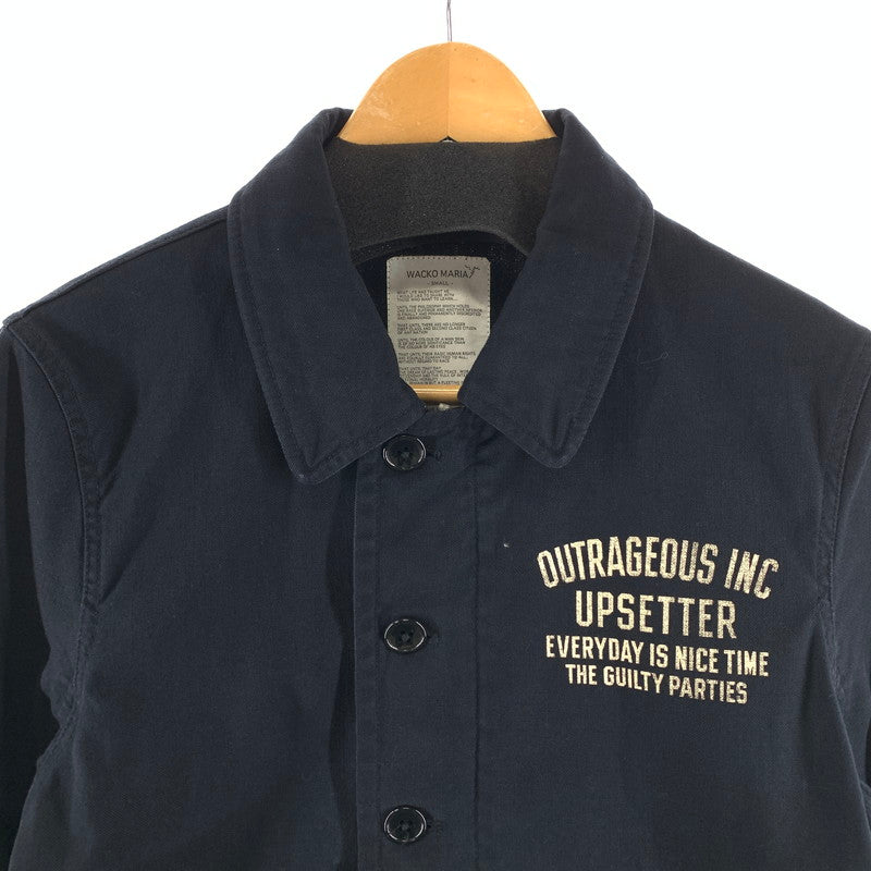 【中古品】【メンズ】 WACKO MARIA ワコマリア JACKET ジャケット アウター ブランド 古着 140-260923-gm-02-fuzh サイズ：S カラー：ブラック 万代Net店