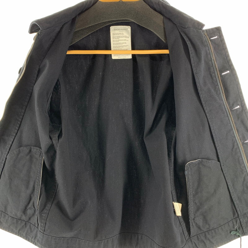 【中古品】【メンズ】 WACKO MARIA ワコマリア JACKET ジャケット アウター ブランド 古着 140-260923-gm-02-fuzh サイズ：S カラー：ブラック 万代Net店