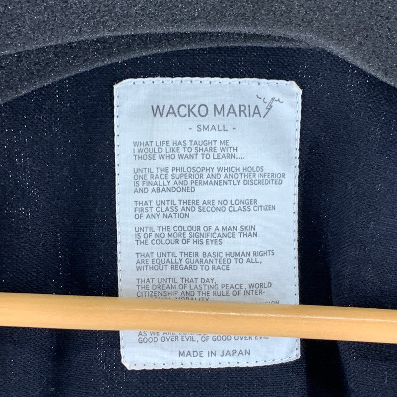 【中古品】【メンズ】 WACKO MARIA ワコマリア JACKET ジャケット アウター ブランド 古着 140-260923-gm-02-fuzh サイズ：S カラー：ブラック 万代Net店