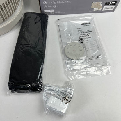 【中古美品】 NITORI ニトリ 折り畳み コードレス コンパクト 収納 扇風機 DCタイプ 25cm FD04NR-MO 099-260607-mh-14-fuz 万代Net店