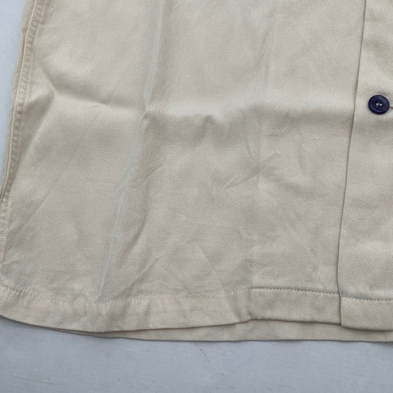 【中古品】【メンズ】 STYLE EYES スタイルアイズ 東洋エンタープライズ ボーリングシャツ 半袖シャツ ピエロ刺繍 ブランド 古着 145-260606-gm-37-fuz サイズ：L カラー：アイボリー 万代Net店