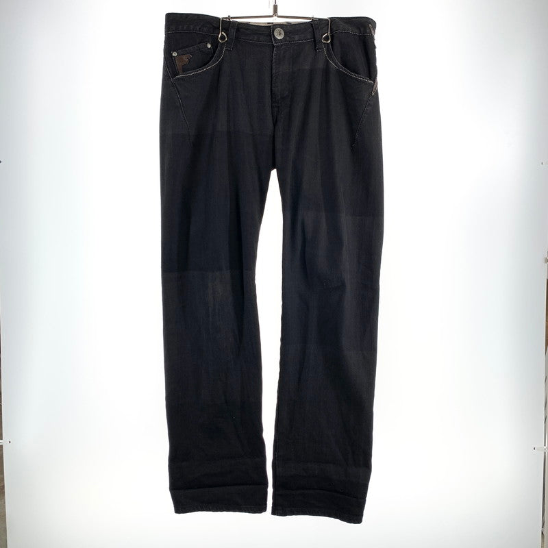 【中古品】【メンズ】 MARITHE FRANCOIS GIRBAUD マリテ フランソワ ジルボー デニム パンツ ジーンズ ボトムス 古着 156-260608-mh-12-fuzh サイズ：LL カラー：ブラック 万代Net店