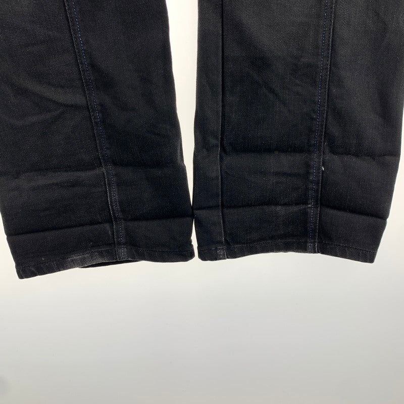 【中古品】【メンズ】 MARITHE FRANCOIS GIRBAUD マリテ フランソワ ジルボー デニム パンツ ジーンズ ボトムス 古着 156-260608-mh-12-fuzh サイズ：LL カラー：ブラック 万代Net店