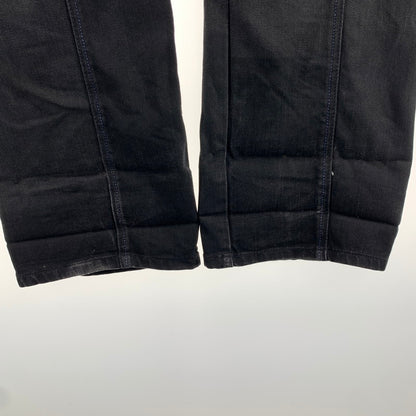 【中古品】【メンズ】 MARITHE FRANCOIS GIRBAUD マリテ フランソワ ジルボー デニム パンツ ジーンズ ボトムス 古着 156-260608-mh-12-fuzh サイズ：LL カラー：ブラック 万代Net店