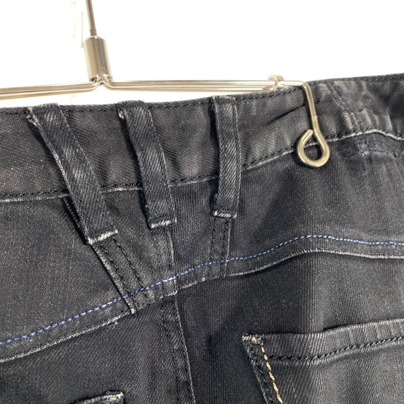 【中古品】【メンズ】 MARITHE FRANCOIS GIRBAUD マリテ フランソワ ジルボー デニム パンツ ジーンズ ボトムス 古着 156-260608-mh-12-fuzh サイズ：LL カラー：ブラック 万代Net店