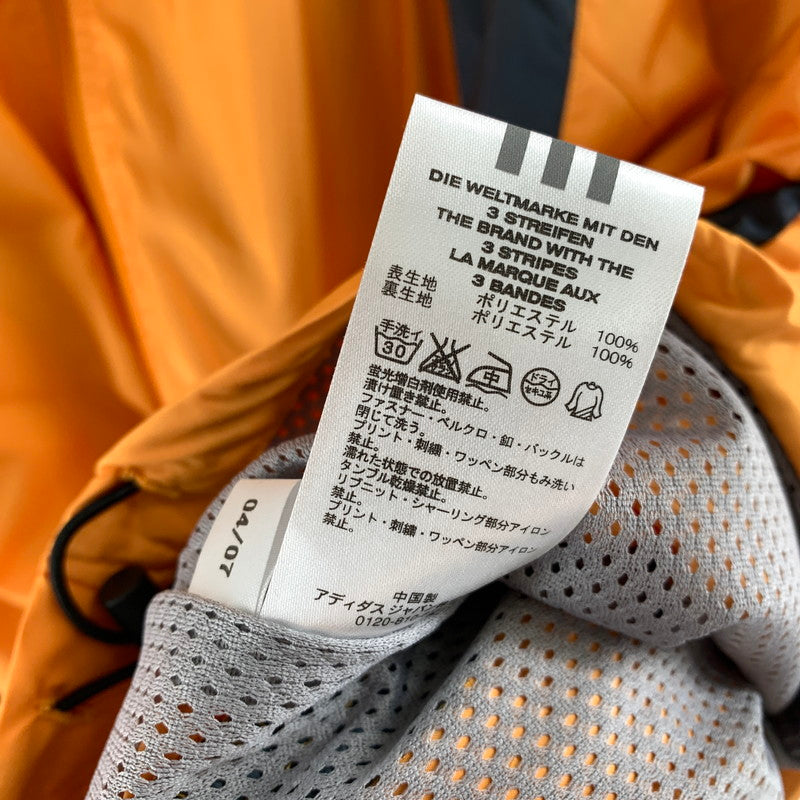 【中古品】【メンズ】 ADIDAS アディダス JACKET ナイロンジャケット ORANGE SIZE:O NYLON 148-260920-io-12-fuzh カラー：オレンジ 万代Net店