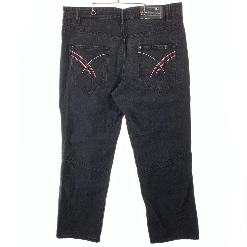 【中古品】【メンズ】 ROCAWEAR ロカウェア デニムパンツ ジーンズ ブランド 古着 ボトムス 153-260606-gm-03-fuz サイズ：W44 カラー：ブラック 万代Net店