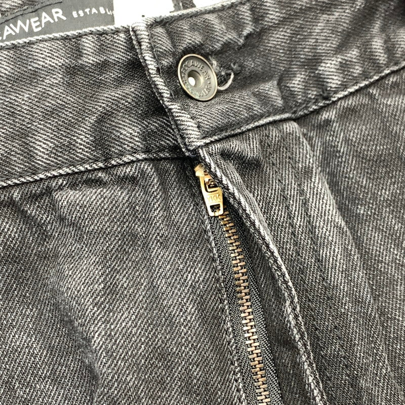 【中古品】【メンズ】 ROCAWEAR ロカウェア デニムパンツ ジーンズ ブランド 古着 ボトムス 153-260606-gm-03-fuz サイズ：W44 カラー：ブラック 万代Net店