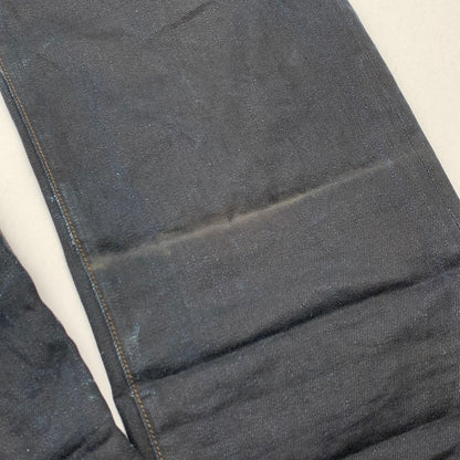 【中古品】【メンズ】 ROCAWEAR ロカウェア デニムパンツ ジーンズ ブランド 古着 ボトムス 153-260606-gm-02-fuz サイズ：W42 カラー：インディゴ ブラック 万代Net店