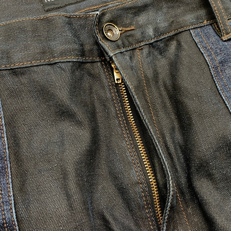 【中古品】【メンズ】 ROCAWEAR ロカウェア デニムパンツ ジーンズ ブランド 古着 ボトムス 153-260606-gm-02-fuz サイズ：W42 カラー：インディゴ ブラック 万代Net店