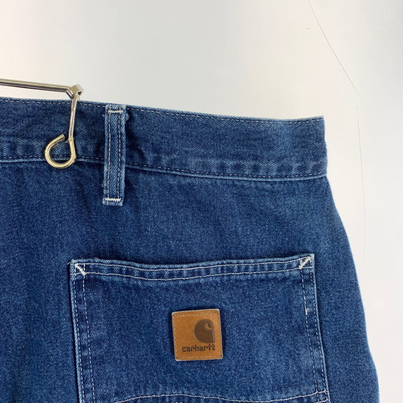 【中古品】【メンズ】 CARHARTT カーハート B28DST デニム ショートパンツ ショーツ ワークパンツ 156-261020-vt-81-fuzh サイズ：44 カラー：ブルー 万代Net店