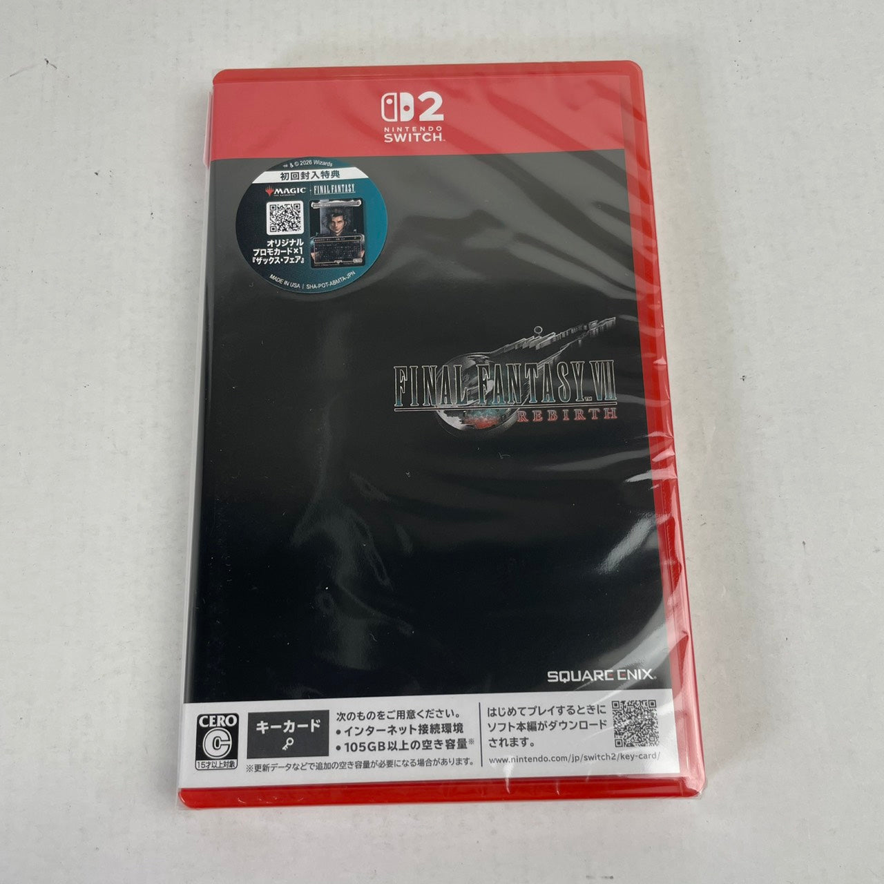 【未使用品】 FINAL FANTASY VII REBIRTH 029-260607-NT-12-fuzh 万代Net店