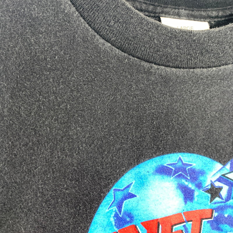 【中古品】【メンズ】 PLANET HOLLYWOOD プラネット ハリウッド 半袖 Tシャツ WALT DISNEY WORLD ディズニー トップス 古着 145-260608-mh-02-fuzh サイズ：L カラー：ブラック 万代Net店